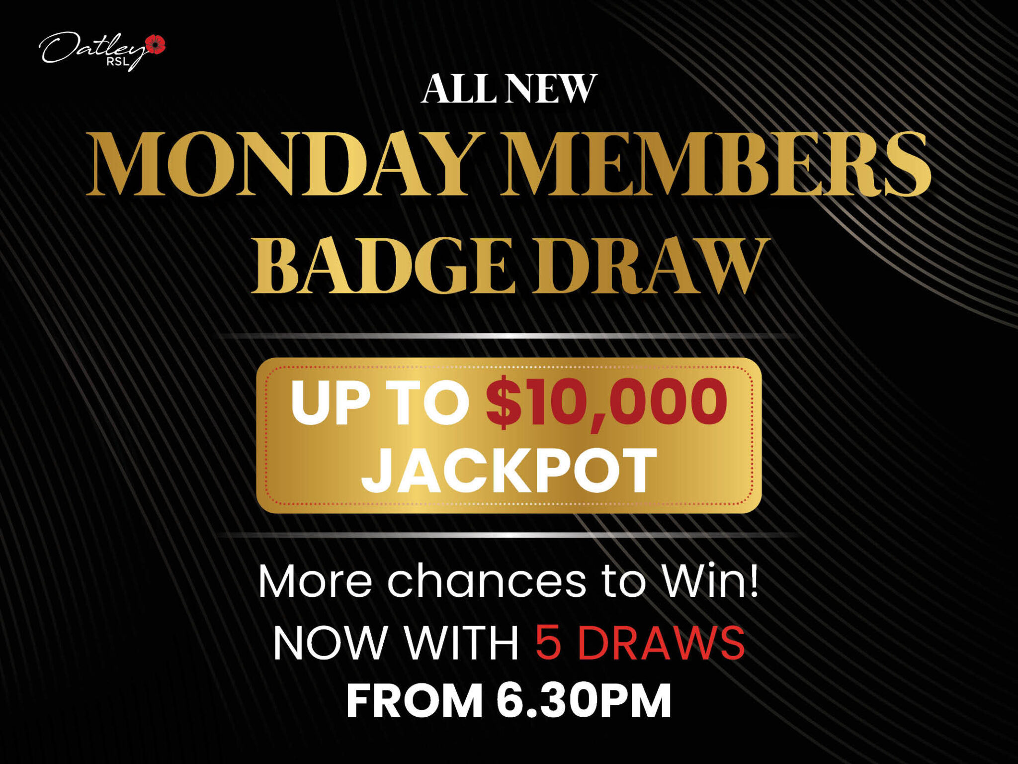 Monday Badge Draw - Oatley RSL & Community club